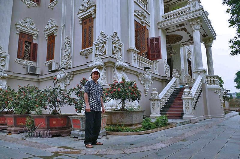Choáng ngợp lâu đài gần 50 tỷ, xây suốt 9 năm của tỷ phú Nam Định