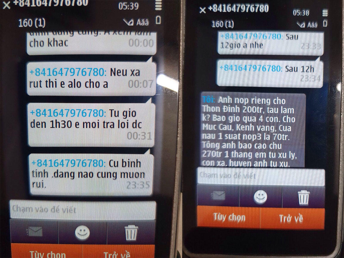 Hé lộ tin nhắn bảo kê “cát tặc” trên sông Thái Bình