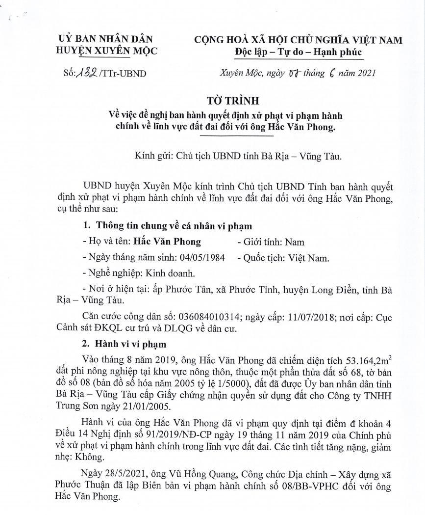 Bà Rịa – Vũng Tàu: Chậm xử lý hành vi lấn chiếm đất, dự án của doanh nghiệp tiếp tục gặp khó