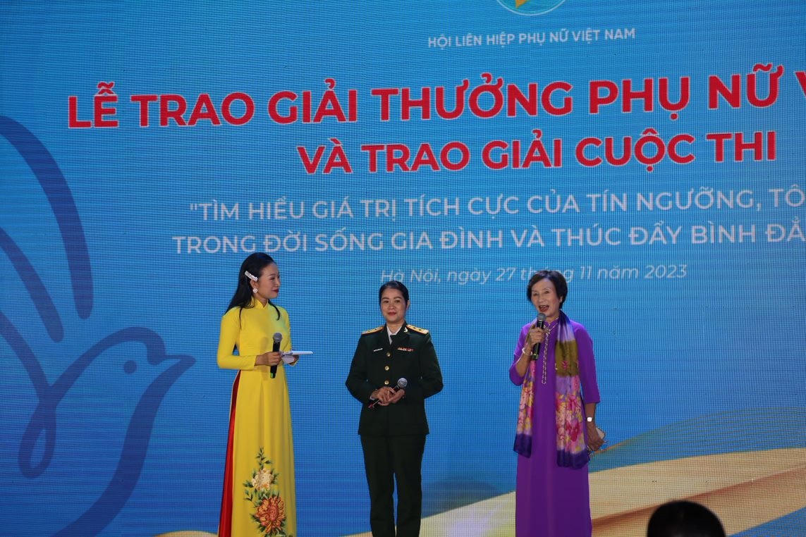 Giải thưởng Phụ nữ Việt Nam đã thực sự trở thành niềm tự hào của phụ nữ Việt