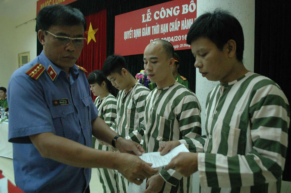 Hà Nội: 101 phạm nhân được giảm án trước thời hạn 