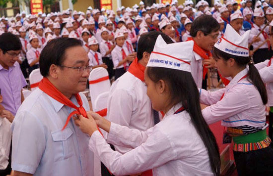 Chủ tịch nước, Thủ tướng đánh trống khai giảng tại Hà Nội