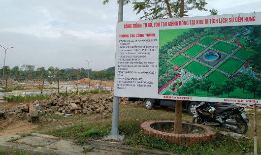 Gấp rút hoàn thiện nhiều hạng mục phục vụ Giỗ Tổ Hùng Vương