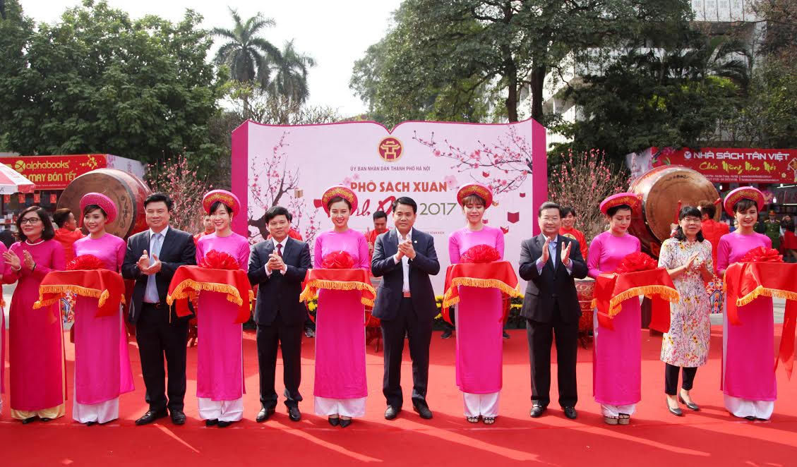 Hà Nội: Khai mạc phố Sách Xuân Đinh Dậu 2017 tôn vinh văn hóa đọc