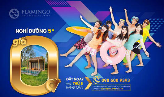 Trải nghiệm Resort 5 sao với giá chỉ từ 0 đồng
