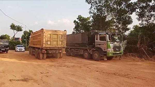 Vĩnh Phúc: Dự án đường tỉnh 309B sử dụng đất khai thác bất hợp pháp