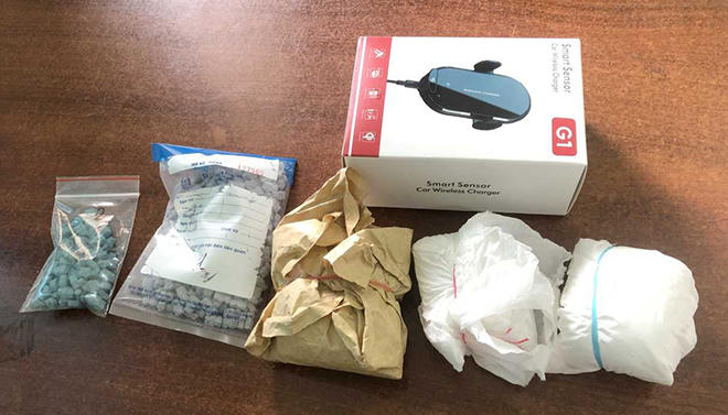 Bắt quả tang đôi nam nữ buôn hơn 500 viên ma túy tổng hợp.