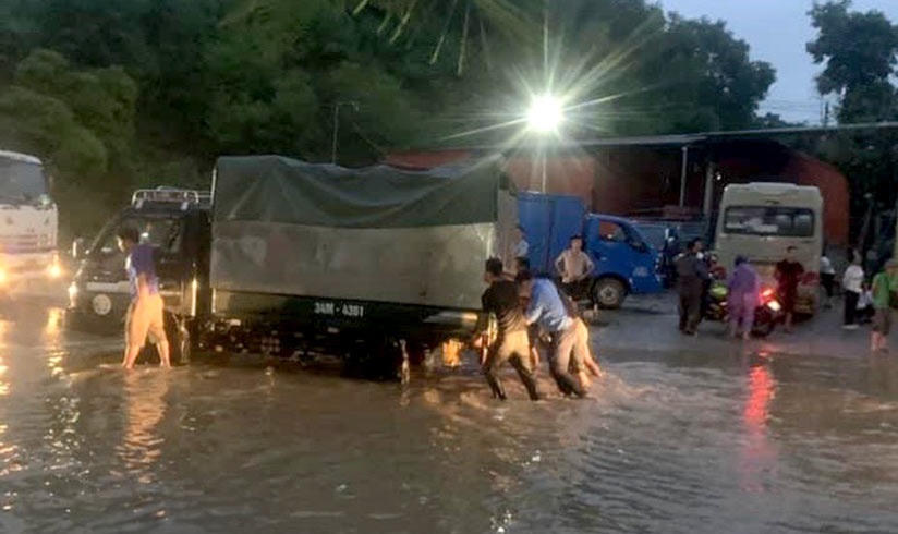 Ngập úng cục bộ do mưa lớn tại Tuyên Quang