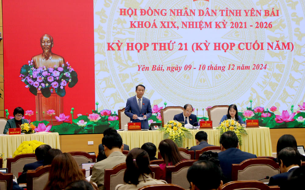 Yên Bái thông qua 46 nghị quyết trong kỳ họp HĐND tỉnh cuối năm