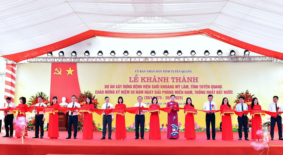 Tuyên Quang khánh thành bệnh viện "khoáng trị" hơn 200 tỷ