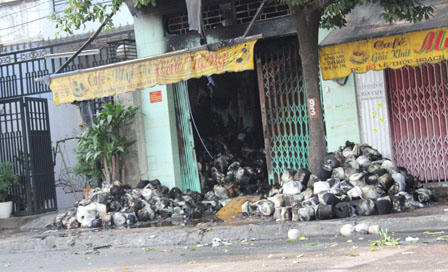  Xưởng dệt phát hỏa, một người chết thảm