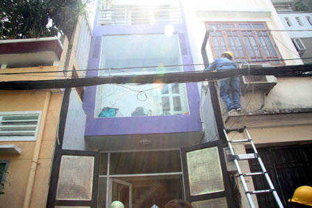 Cháy nhà nghi do hàn sắt