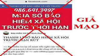 Đề nghị Công an điều tra vụ giả mạo cơ quan Bảo hiểm xã hội để thu gom sổ BHXH 