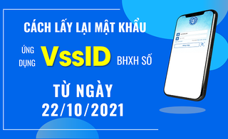 Cách lấy lại mật khẩu ứng dụng “VssID – Bảo hiểm xã hội số” qua tin nhắn 