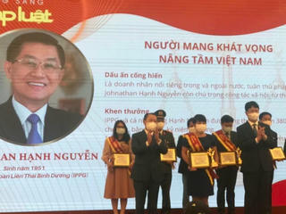 Ông Johnathan Hạnh Nguyễn được tôn vinh Gương sáng Pháp luật 2021