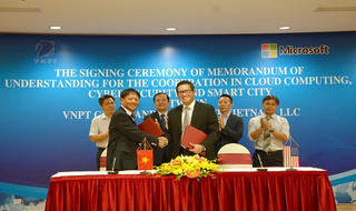 VNPT và Microsoft hợp tác triển khai Điện toán đám mây, An toàn bảo mật thông tin và Thành phố thông minh