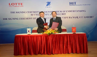 VNPT “bắt tay” Lotte cung cấp ứng dụng công nghệ thông tin