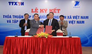 Thông tấn xã Việt Nam và VNPT hợp tác phát triển dịch vụ trên mạng viễn thông