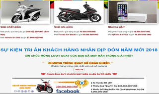 Cảnh báo lừa đảo khuyến mại, tặng quà tri ân cuối năm