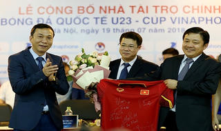 VNPT tài trợ Giải bóng đá Quốc tế U23 – Cúp VinaPhone 2018 