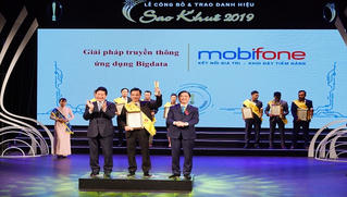Sản phẩm của MobiFone được tôn vinh tại Giải thưởng Sao Khuê 2019