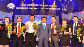 Tân Á Đại Thành đạt Giải thưởng Chất lượng Châu Á – Thái Bình Dương