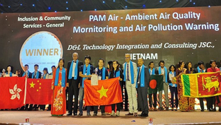 Ứng dụng theo dõi chất lượng không khí “make in Việt Nam” giành giải cao tại APICTA 2019