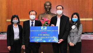 VNPT đóng góp 3 tỷ đồng, chung tay cùng cộng đồng chống dịch COVID-19