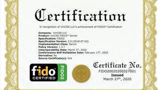 Vingroup đạt chuẩn FIDO2 thứ hai cho sản phẩm máy chủ xác thực mạnh