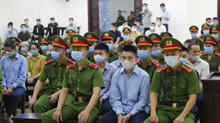 Những hình ảnh đầu tiên phiên tòa xét xử sơ thẩm vụ án tại xã Đồng Tâm