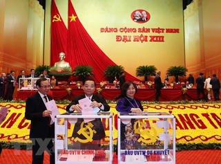 Đại hội XIII: Bỏ phiếu bầu Ban Chấp hành Trung ương khóa XIII