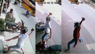 Thuê người tạt mắm tôm tiệm thuốc tây để đòi nợ, vợ chồng chủ nợ bị khởi tố