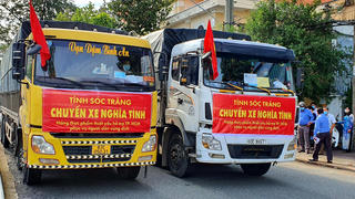 Sóc Trăng chuyển gần 40 tấn hàng thiết yếu hỗ trợ TP. Hồ Chí Minh