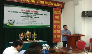 Lần đầu tiên có giải bóng đá dành cho công nhân vệ sinh môi trường