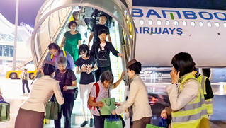 Bamboo Airways đón chuyến bay kết nối Việt Nam với Ma Cao - Trung Quốc đầu tiên