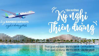 Tận hưởng kì nghỉ thiên đường cùng combo bay - nghỉ dưỡng của Bamboo Airways