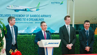 Bamboo Airways nhận bàn giao máy bay Boeing 787-9 Dreamliner tại Trung tâm bàn giao của Boeing tại South Carolina, Mỹ