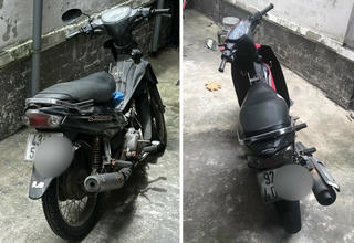 2 thiếu niên nửa đêm đi trộm xe máy