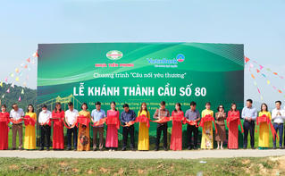 Nhựa Tiền Phong khánh thành “Cầu nối yêu thương” số 80 tại tỉnh Điên Biên