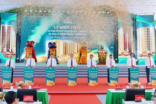 Khởi công xây hơn 2.500 căn nhà ở xã hội tại Khu công nghiệp Tràng Duệ