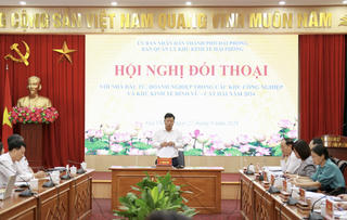 Hải Phòng: Đối thoại, tháo gỡ khó khăn cho các nhà đầu tư trong khu công nghiệp