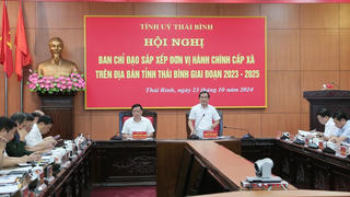 Thái Bình triển khai công tác sắp xếp đơn vị hành chính cấp xã 