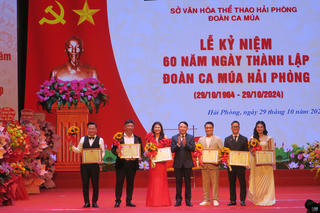 Kỷ niệm 60 năm Ngày thành lập Đoàn Ca Múa Hải Phòng 