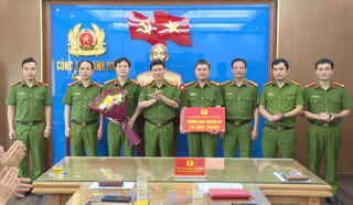 Thưởng "nóng" cho Phòng Cảnh sát sự hình Công an tỉnh Thanh Hóa vì có thành tích phá án xuất sắc