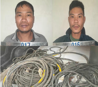 Khởi tố 2 đối tượng trộm cắp dây cáp điện