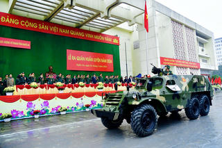 Những hình ảnh đẹp của lực lượng vũ trang Nghệ An tại lễ ra quân huấn luyện 