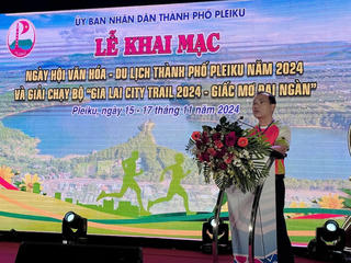 Khai mạc Ngày hội du lịch và Giải chạy bộ Gia Lai City Trail – Giấc mơ đại ngàn 2024 