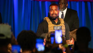 Kanye West khóc trong chiến dịch tranh cử tổng thống đầu tiên