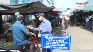 Hai chợ lớn nhất Quảng Ngãi hoạt động trở lại
