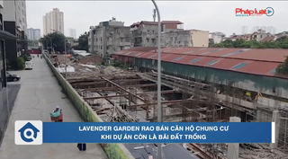 Chuyển động nhà đất : Lavender Garden rao bán căn hộ chung cư khi dự án còn là bãi đất trống 